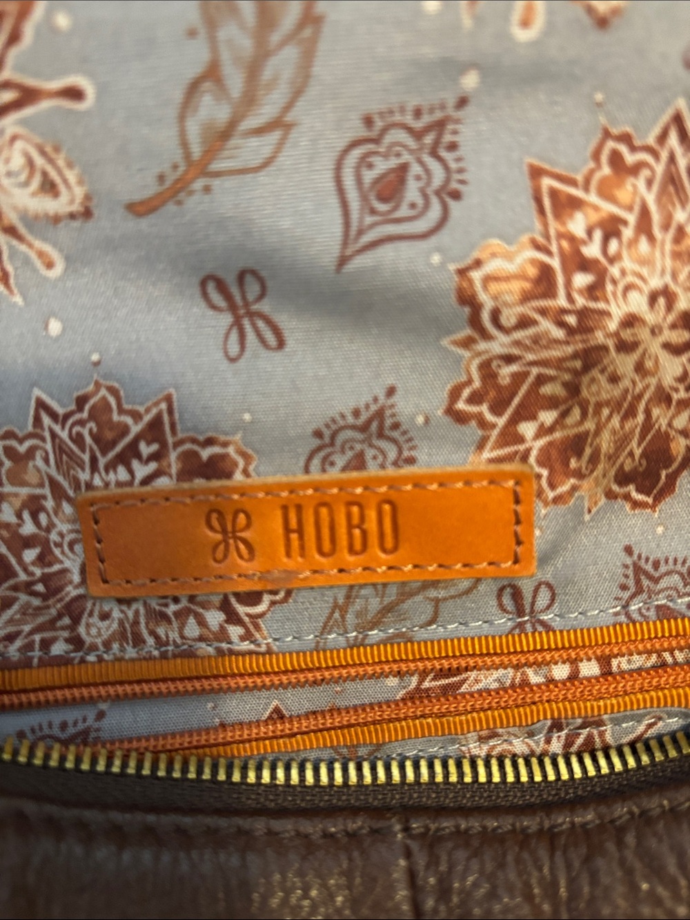HOBO Chestnut Pebbled Leather Backpack Purse - Picture 2 of 6